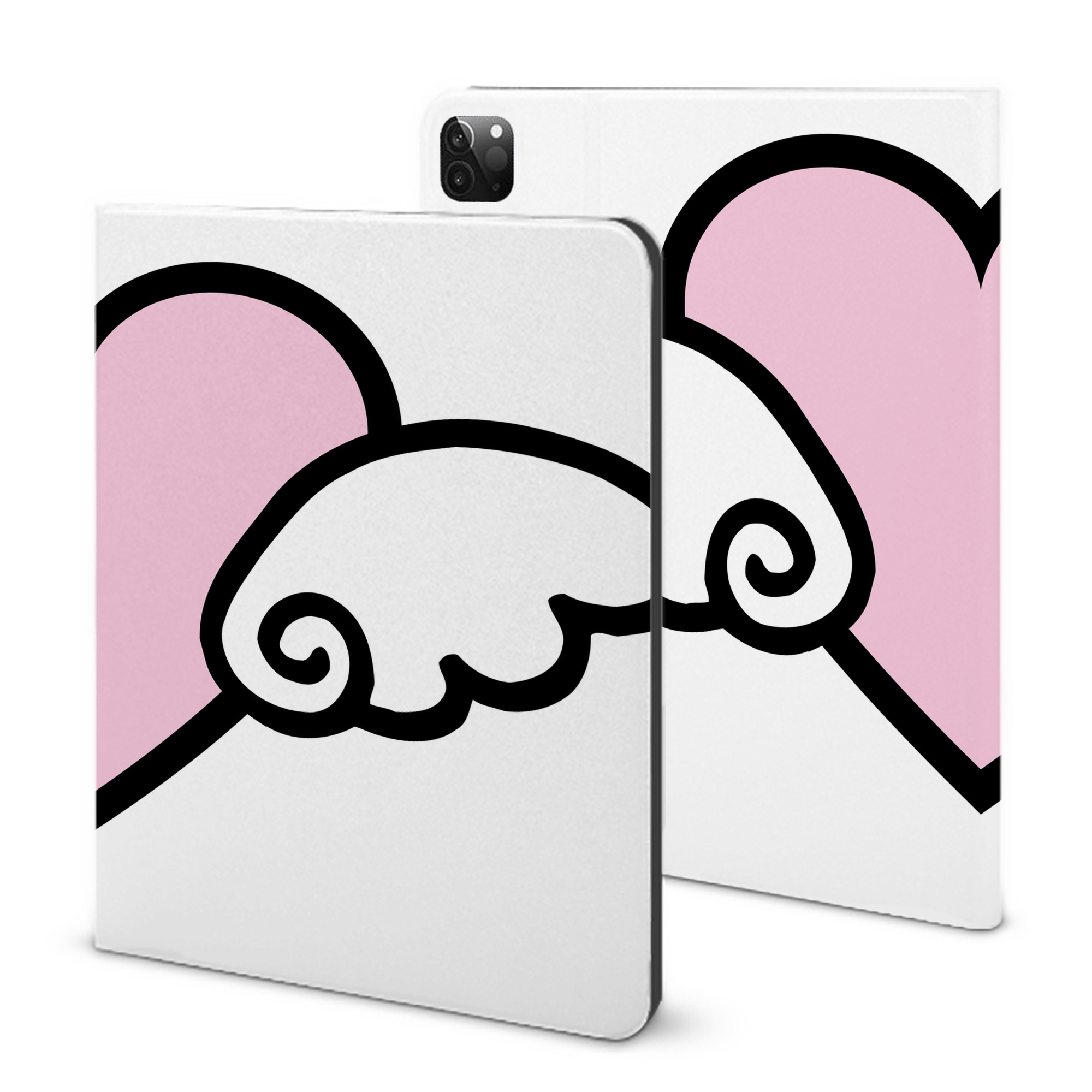 （画像用） Hello Kitty ハローキティ IPadケース ペンホルダー付き ブックスタイルデザイン